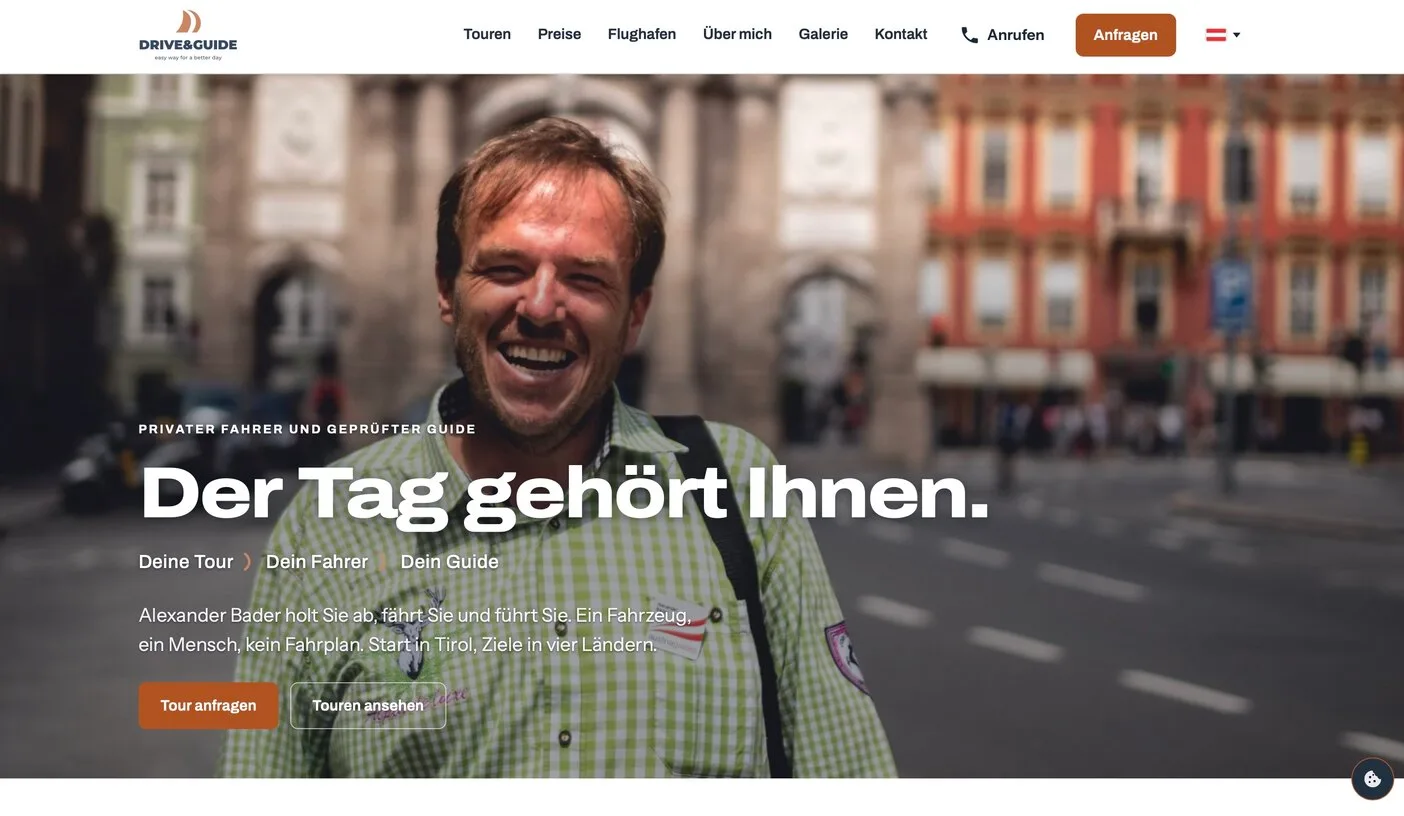 Die neue Website von Drive & Guide